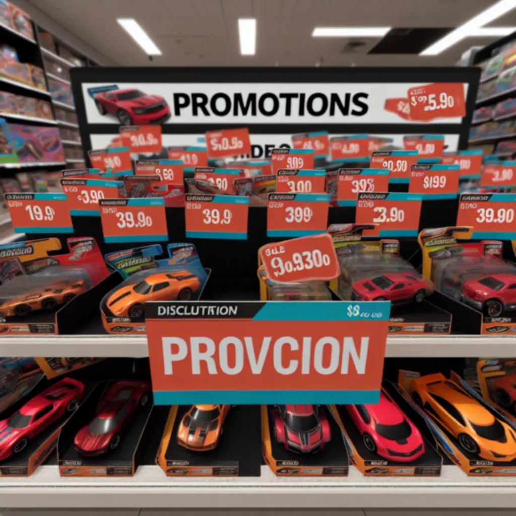 Promocyjny kolaż modeli samochodów z oznaczeniami rabatów.