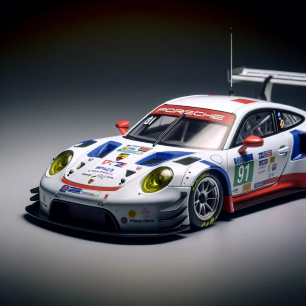 Porsche 911 RSR 1:32 – wersja torowa, barwy wyścigowe