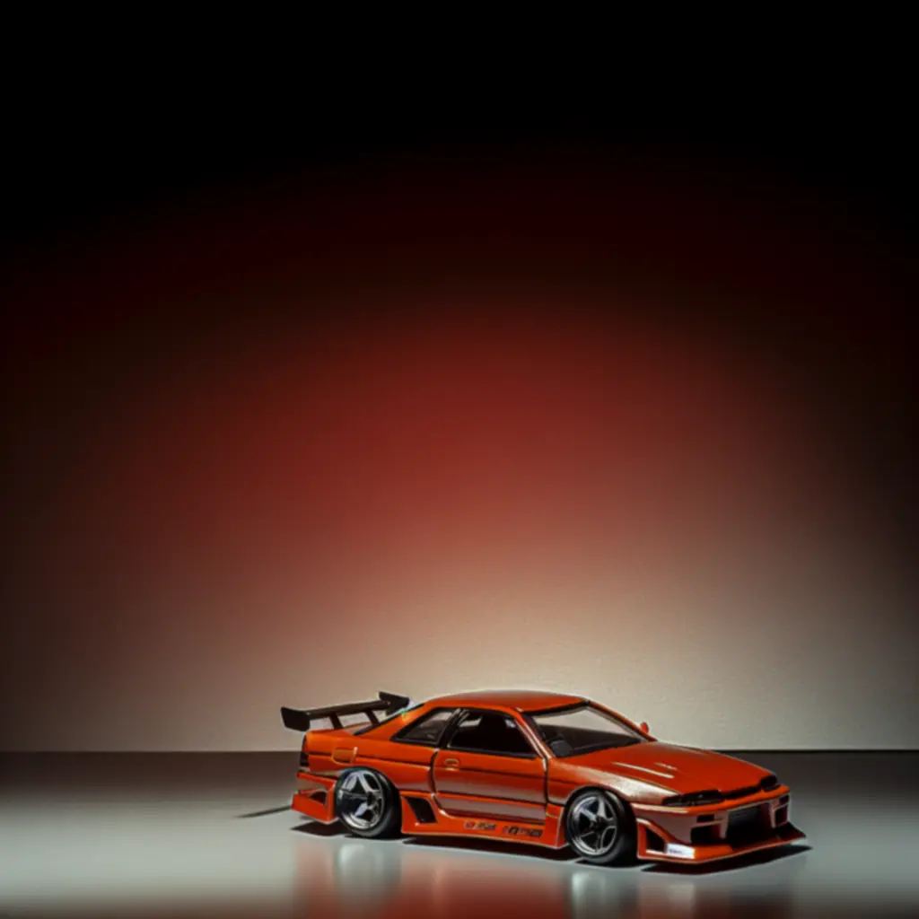 Toyota Supra MK4 1:24 – kultowy tuner w pomarańczowym malowaniu